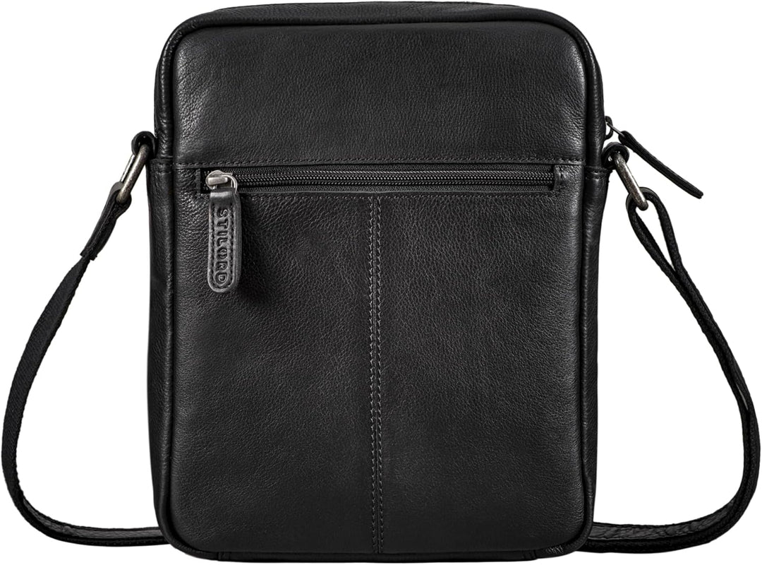 STILORD 'Bruce' Vintage Herrentasche Ledertasche Kleine Umhängetasche für Männer 9.7 Zoll iPad Tasch