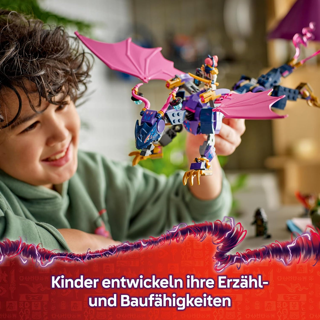 LEGO NINJAGO Rontu der Meisterdrache -Bewegliche Drachen-Figur mit Shootern - 4 Minifiguren, inkl. L