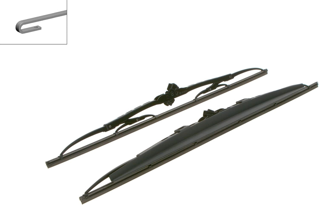 Bosch Scheibenwischer Super Plus Spoiler SP22/20S, Länge: 550mm/500mm − Set für Frontscheibe - Nur f
