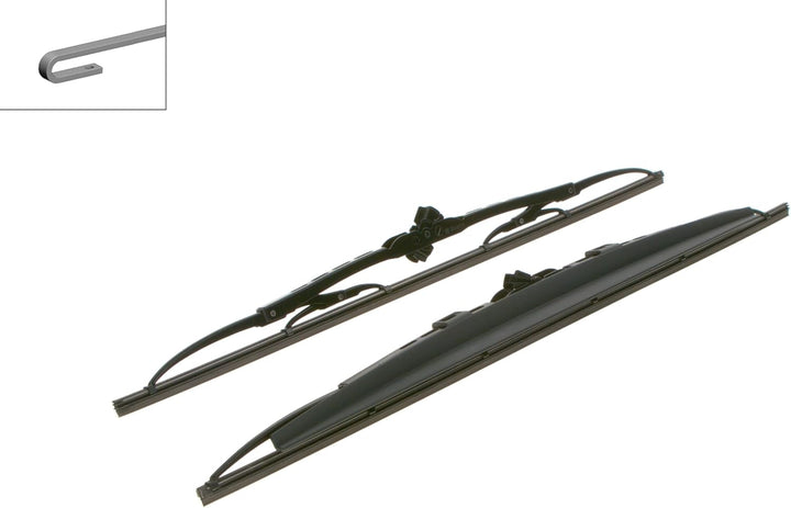 Bosch Scheibenwischer Super Plus Spoiler SP22/20S, Länge: 550mm/500mm − Set für Frontscheibe - Nur f