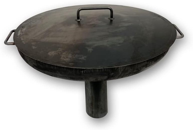 Feuerschalen Deckel Flint Ø72cm - Deckel für Feuerschale, Feuertonne aus Stahl - Abdeckung für Feuer