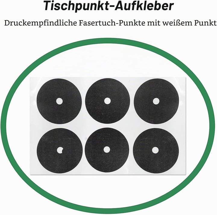 Billiard Pool Balls mit Billardkreide, Complete Set of 15 Pool Balls, Diameter 58mm Cue Ball Set for