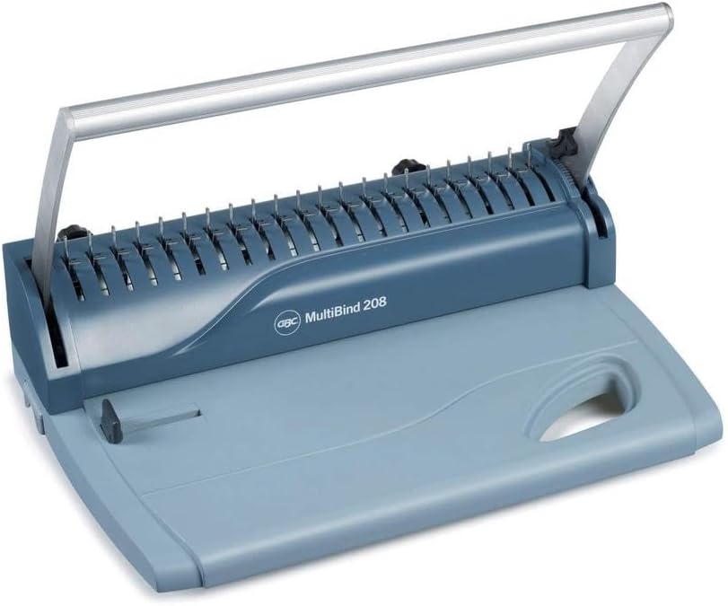 GBC 4400110 Multibind 208 Multifunktionsbindegerät (für bis zu125Blatt), MultiBind 208
