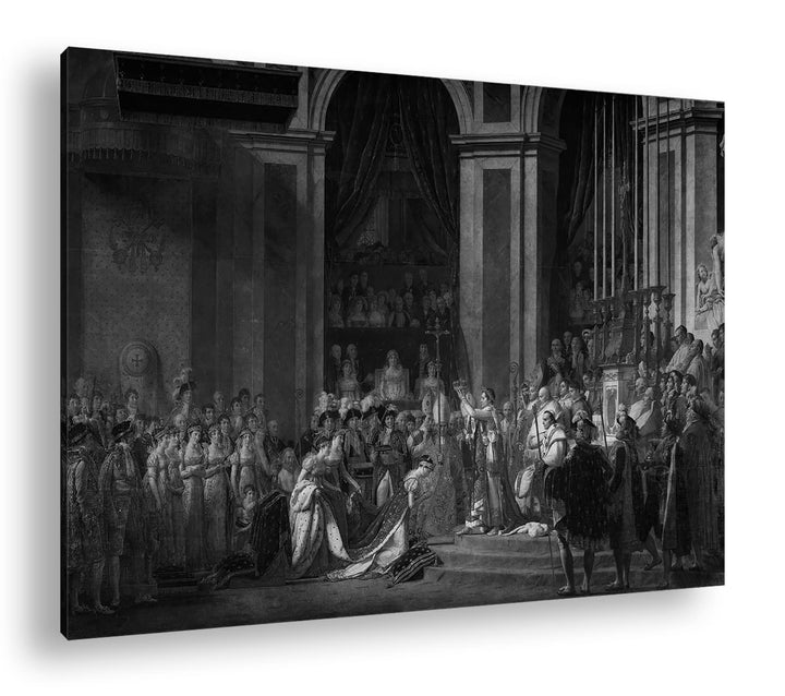 deyoli Krönung Napoleons Format: 80x60 Effekt: Schwarz&Weiss als Leinwandbild, Motiv fertig gerahmt