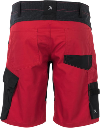 Planam Norit Damen Shorts in vielen Farben und Allen Grössen Rot/Schwarz XL, Rot/Schwarz XL