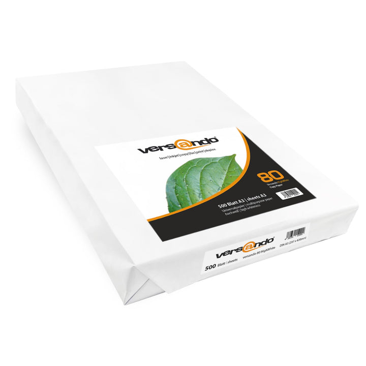 2.500 Blatt Papier DIN A3 HighWhite 80 Druckerpapier Universalpapier Kopierpapier hochweiss (297 x 4