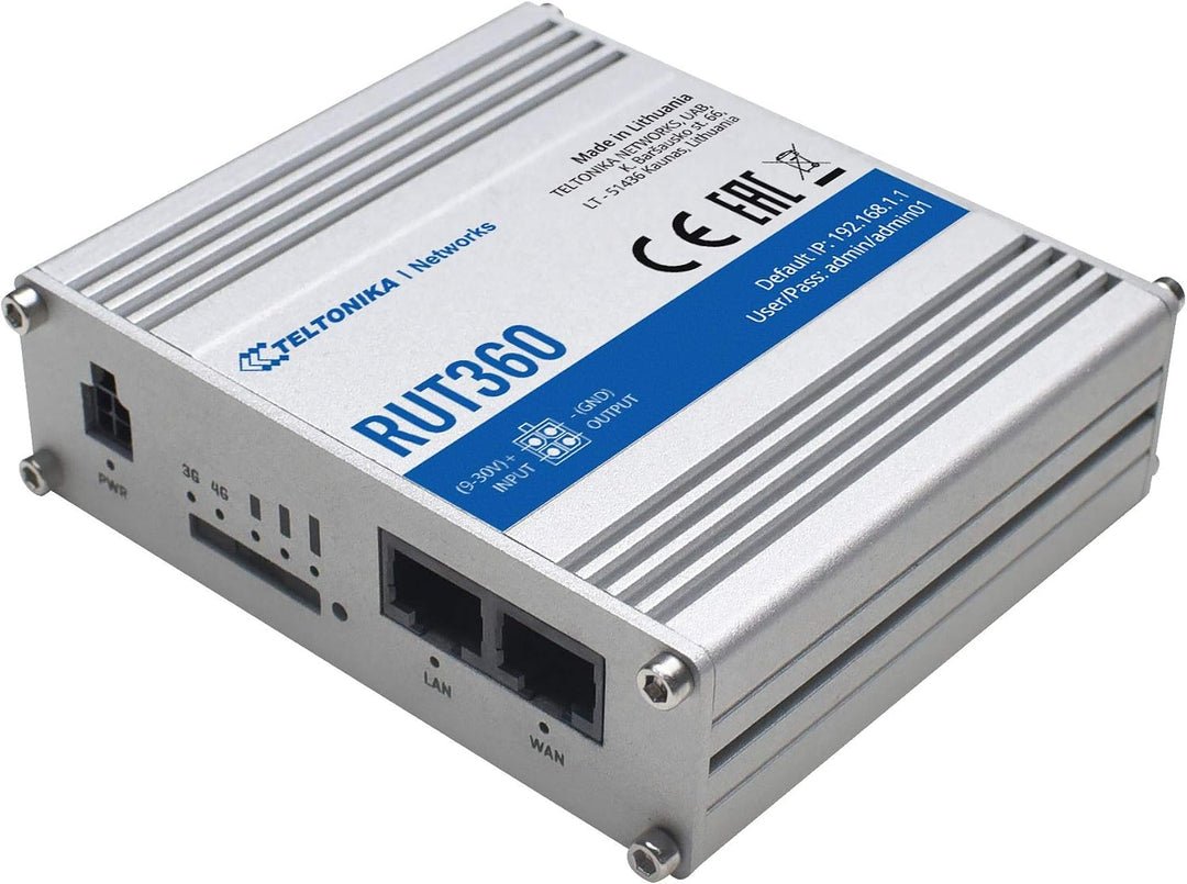TELTONIKA PrzemysÅ‚owy Router RUT360 4G LTE CAT 6