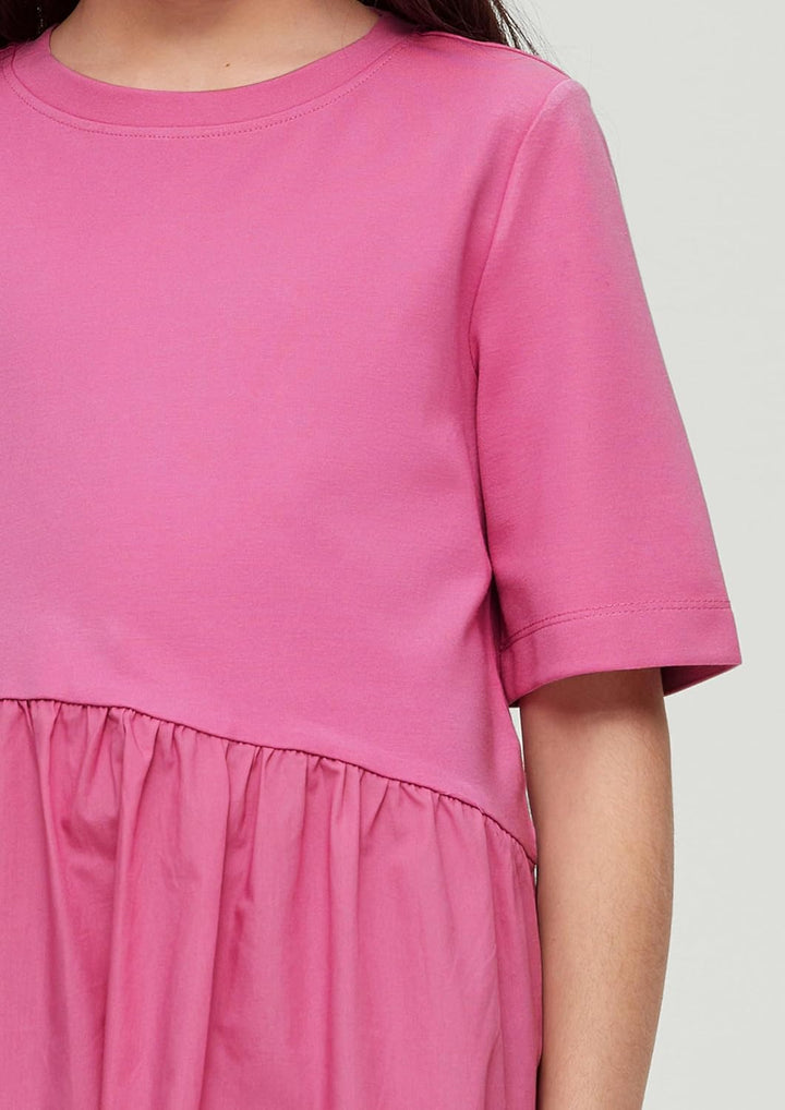 s.Oliver Mädchen Midi Stufenkleid 170 Rosa, 170 Rosa