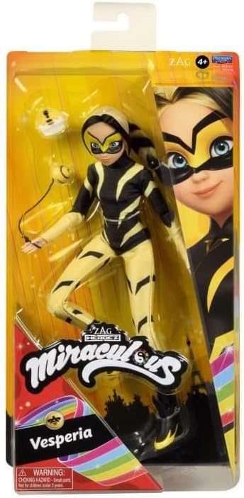 Bandai - Miraculous Ladybug - Puppe - Vesperia - 26 cm grosse Ankleidepuppe - P50013, Vesperia