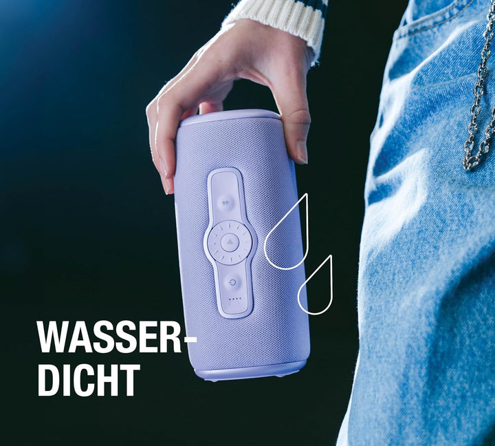 Fresh 'n Rebel Bold M2, Bluetooth Lautsprecher mit 24 Uhr spielzeit, Wasserdichter (IP67) Tragbarer