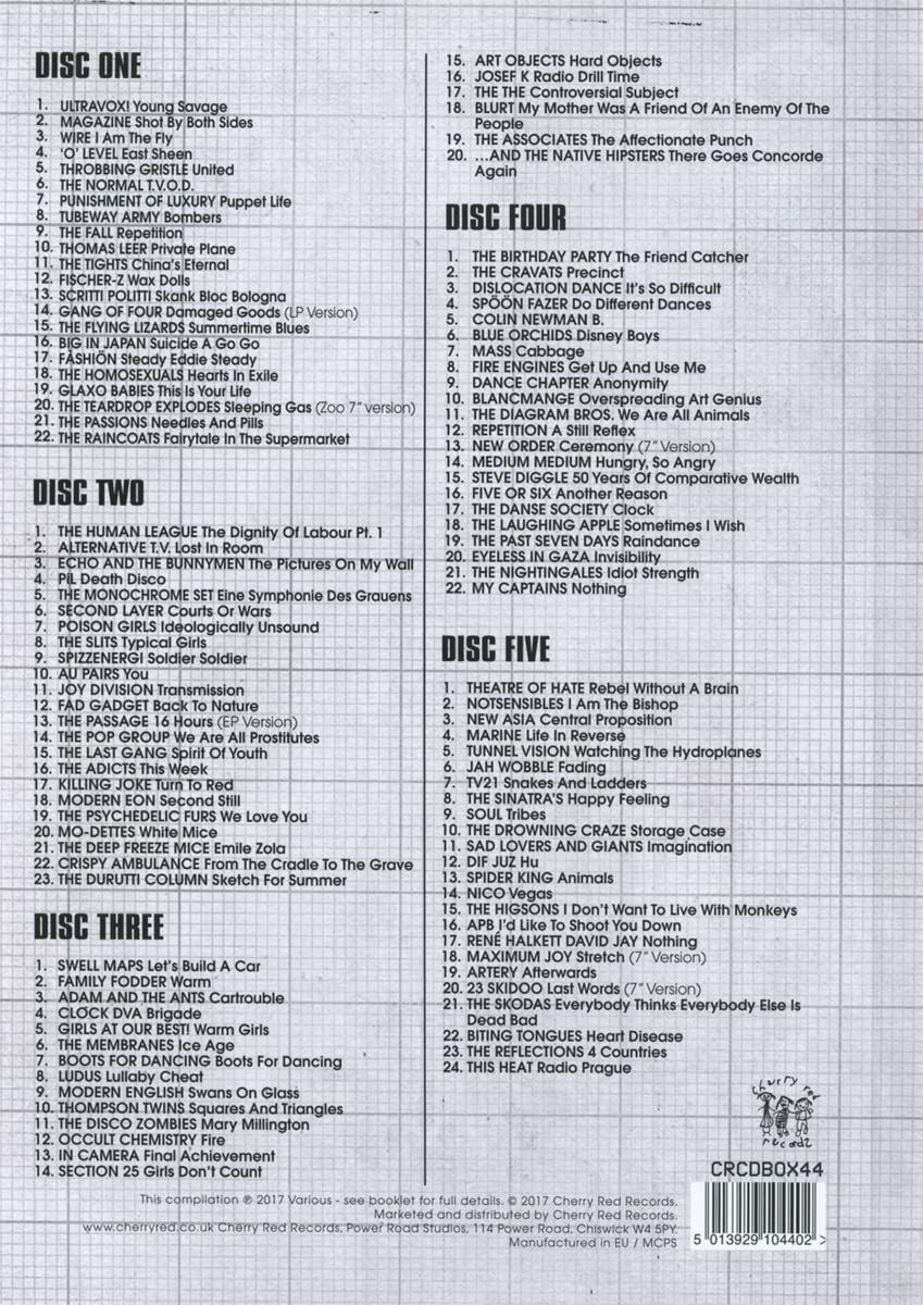 To The Outside Everything A Story Of UK Post Punk: 1977-1981, Audio-CD