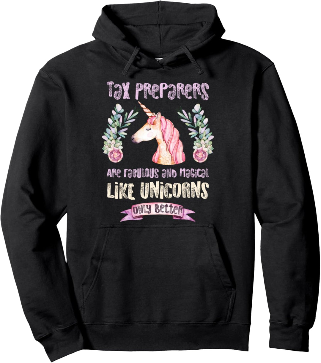 Tax Preparer - Fabelhaftes magisches Einhorn Pullover Hoodie
