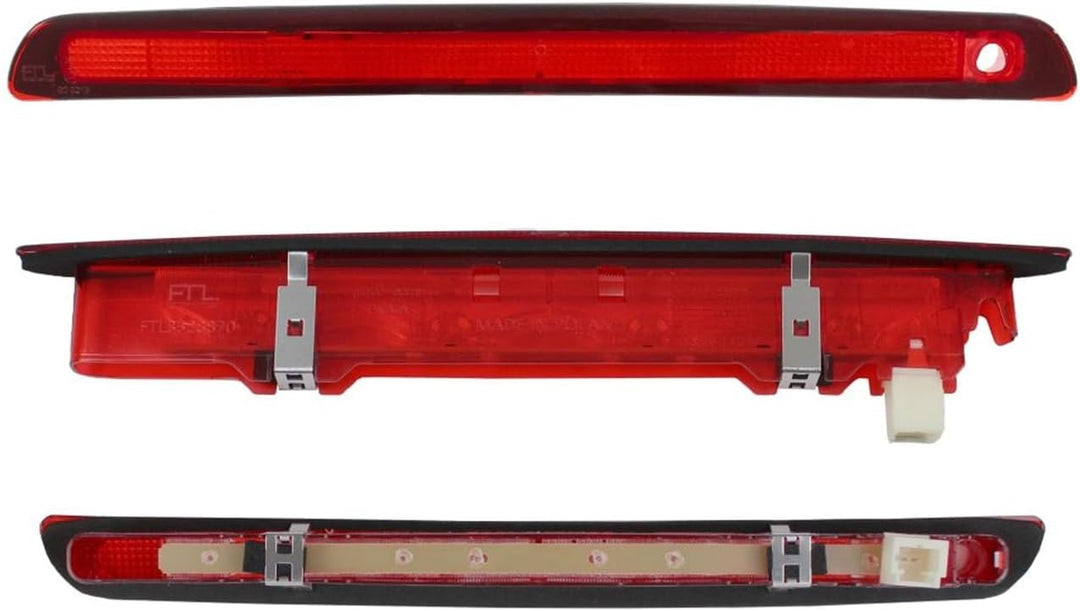 HZ-DESIGN Dritte 3 Bremsleuchte Bremslicht Zusatzbremsleuchte Rot kompatibel mit QASHQAI I J10