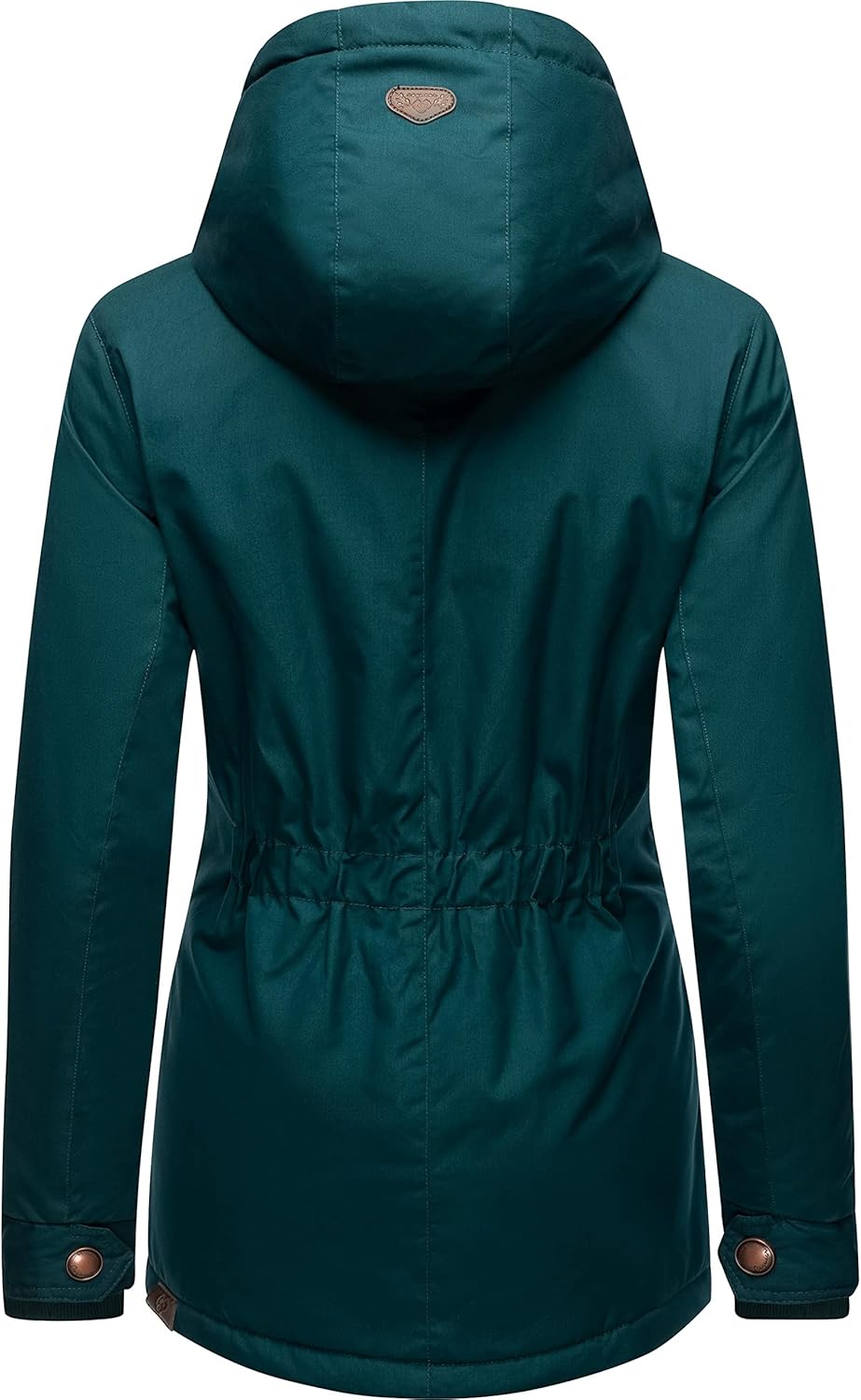 Ragwear Damen warme Winterjacke kurz mit Kapuze Monade XS-6XL M Dark Green22, M Dark Green22