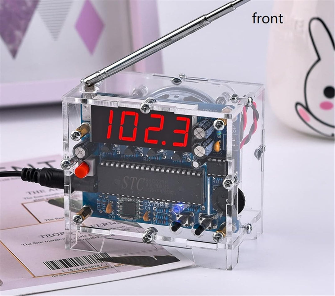 DIY Radio FM Empfänger Kit - Digitalradio 87MHz-108MHz Einstellbar Wireless Empfänger Lautsprecher m