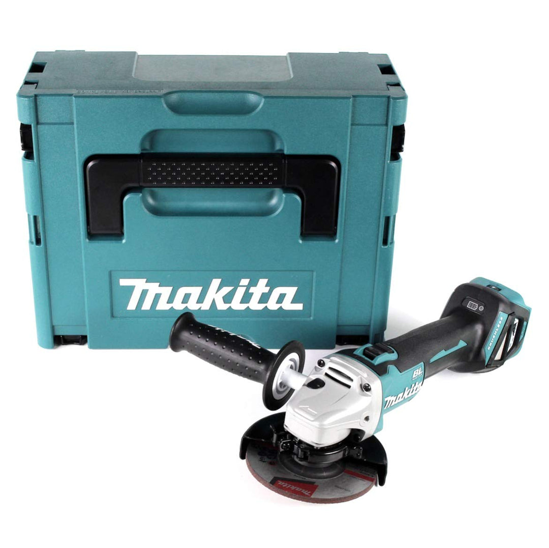 Makita DGA 511 ZJ Akku Winkelschleifer 18V 125mm Brushless Solo + Makpac - ohne Akku, ohne Ladegerät