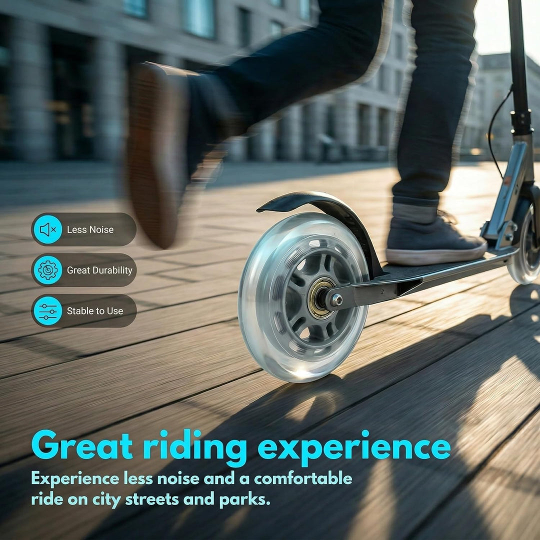 Ideal Swan 100mm Stunt Scooter Rollen, 2 Stück Stunt Scooter Räder Ersatzräder mit ABEC-7 Kugellager