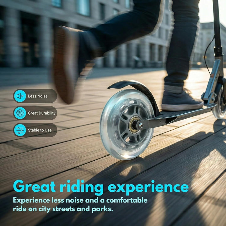 Ideal Swan 100mm Stunt Scooter Rollen, 2 Stück Stunt Scooter Räder Ersatzräder mit ABEC-7 Kugellager