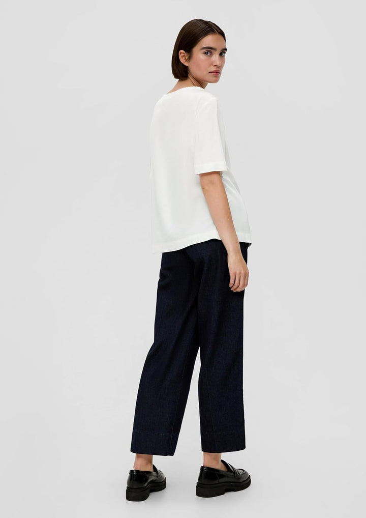 s.Oliver BLACK LABEL Bluse aus Viskose, Ecru