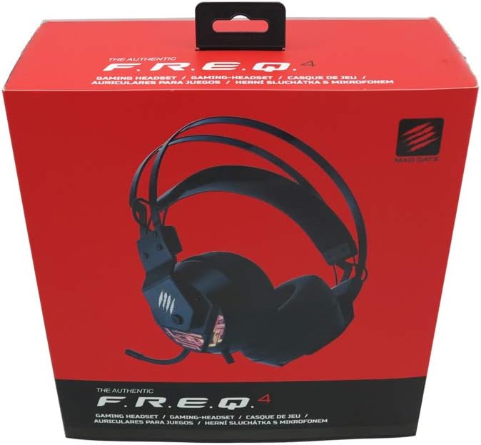 MadCatz F.R.E.Q. 4 Stereo Gaming Headset, Black F.R.E.Q. 4 Black, F.R.E.Q. 4 Black