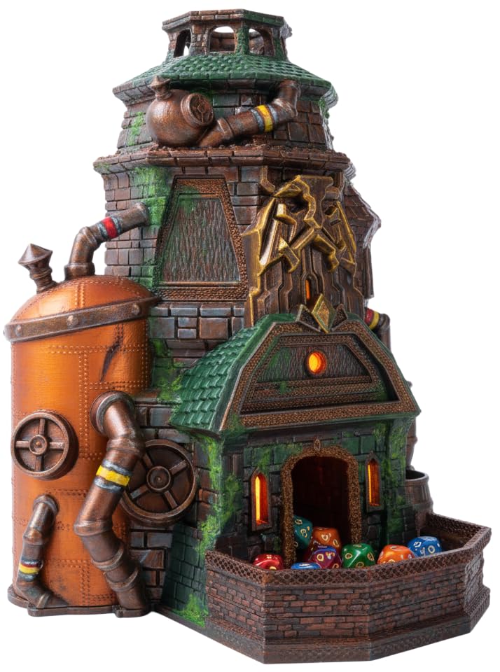 3D Vikings Brauerei Würfelturm - Perfekter Würfelturm für Rollenspiele, Brett- und Miniaturspiele