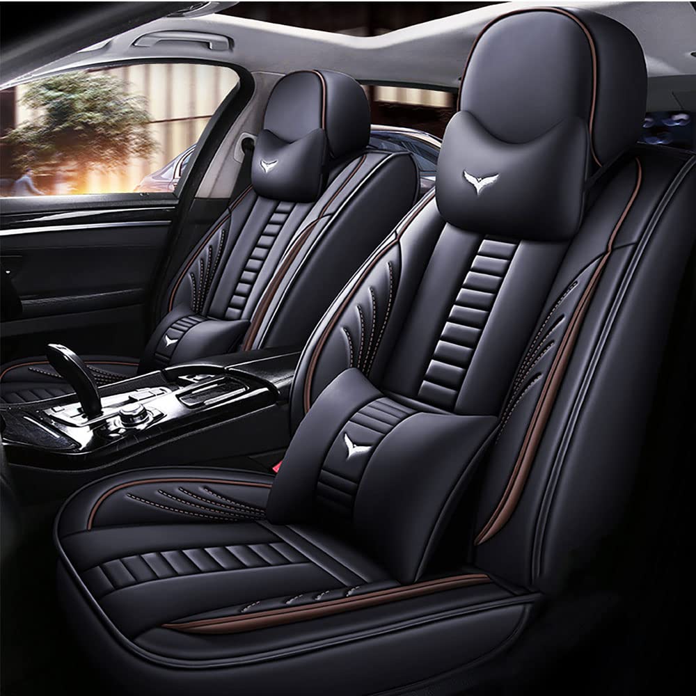 Pongchan Voll Set Auto Sitzbezüge, Autoschonbezug Universal passend für Volkswagen Golf Plus 2000-20