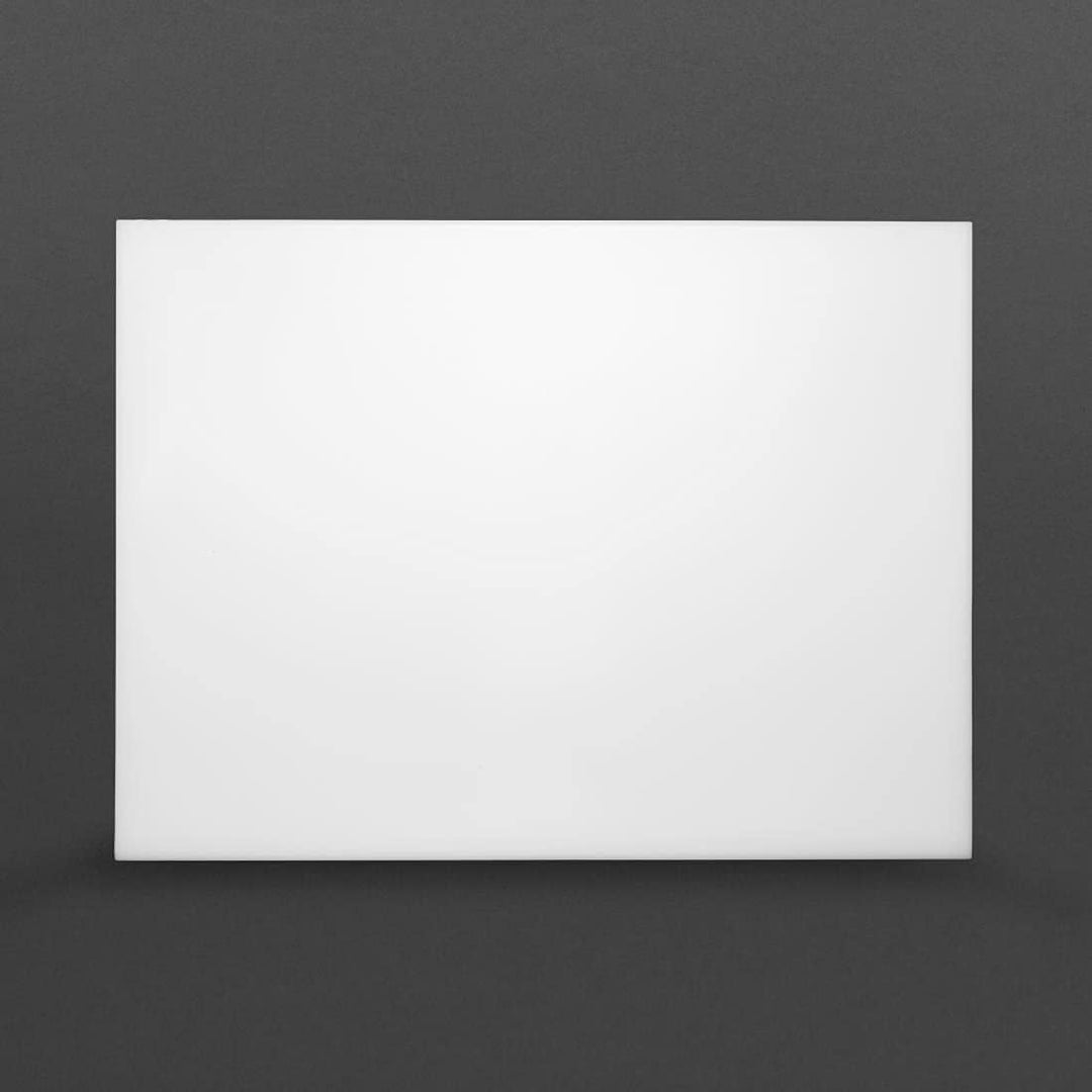 Hygiplas HDPE snijplank wit 600x450x12mm 1/2(H)x 23 1/2(W)x 18(L)"/ 12x 600x 450mm Weiss, 1/2(H)x 23