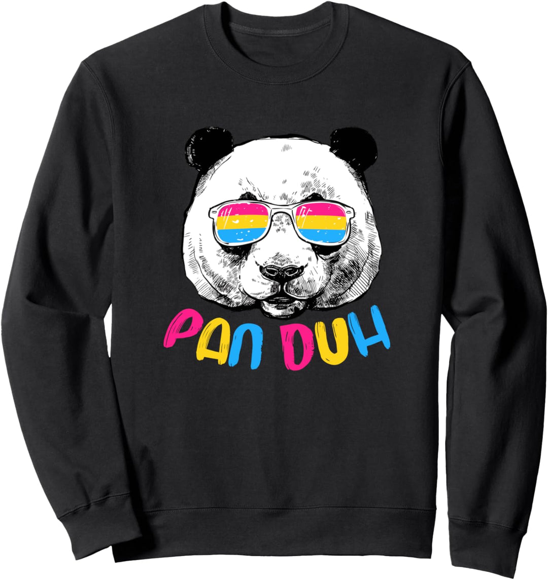 Pan Duh Pansexuelle Stolz Flagge LGBTQ Subtile Stolz Flagge Sweatshirt