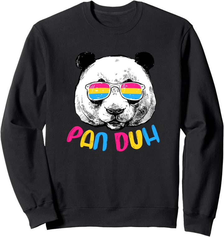 Pan Duh Pansexuelle Stolz Flagge LGBTQ Subtile Stolz Flagge Sweatshirt