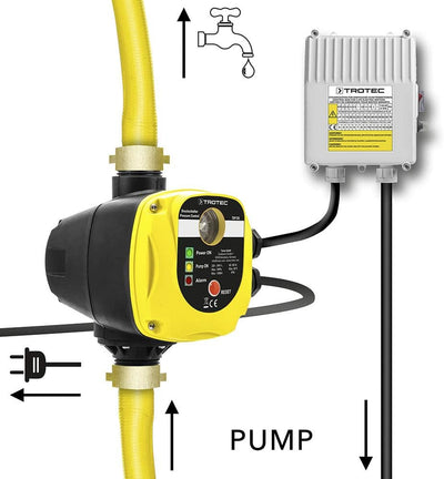 TROTEC Elektronischer Druckschalter TDP DS Pumpensteuerung Druckwächter für Hauswasserwerk Gartenpum