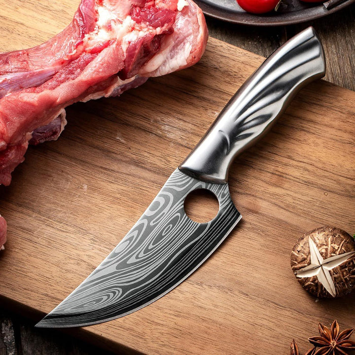 Fubinaty Japanisches Kochmesser High Carbon Steel Ausbeinmesser Kleines Hackmesser Outdoor Küchenmes