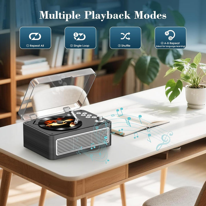 CD Player Tragbar Bluetooth: Kegaudio Radio mit CD-Player Tragbarer mit Lautsprecher Fernbedienung U