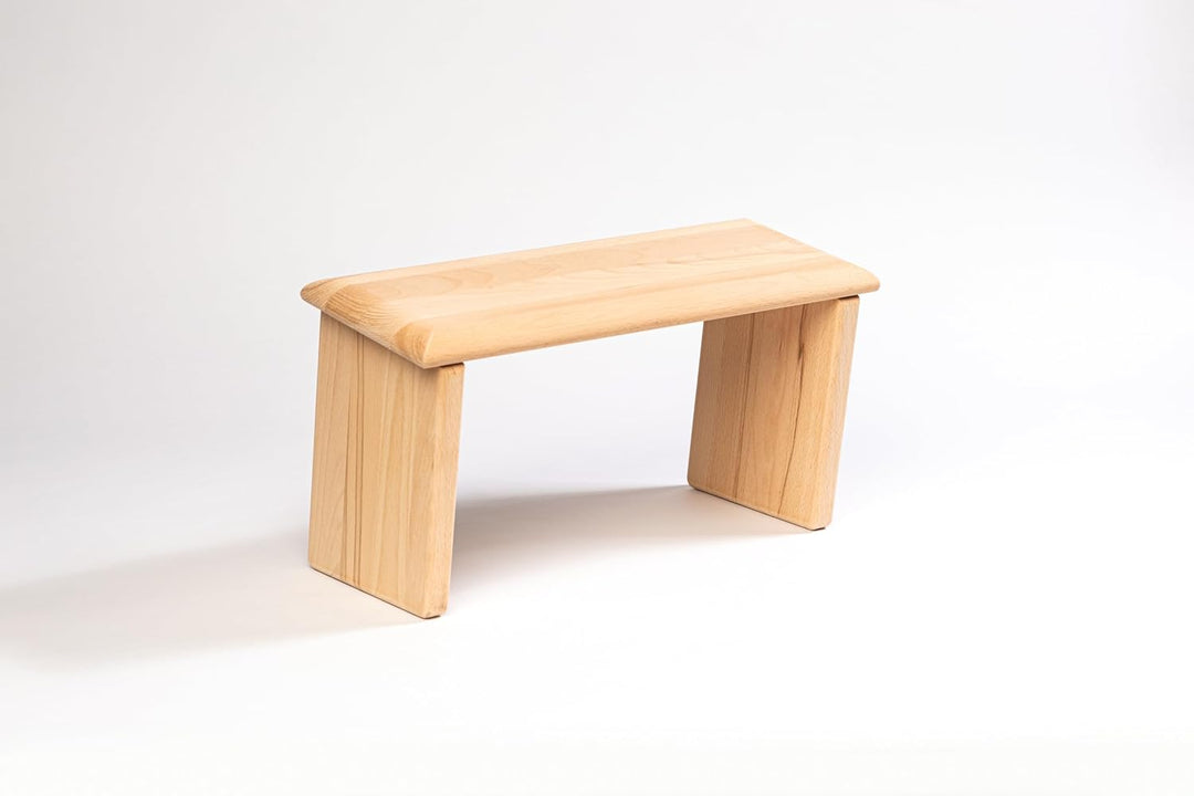 Generisch Meditationsbank - verschiedenen Höhen - Buche und Birke - handgefertigt Buche 42x16x23/21c