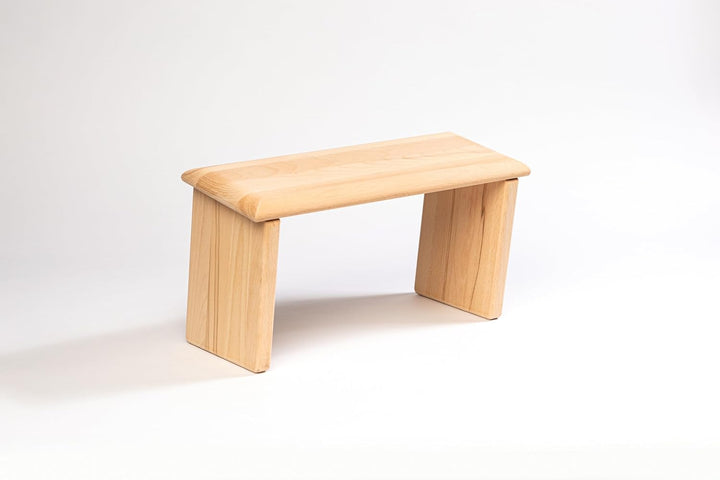 Generisch Meditationsbank - verschiedenen Höhen - Buche und Birke - handgefertigt Buche 42x16x23/21c
