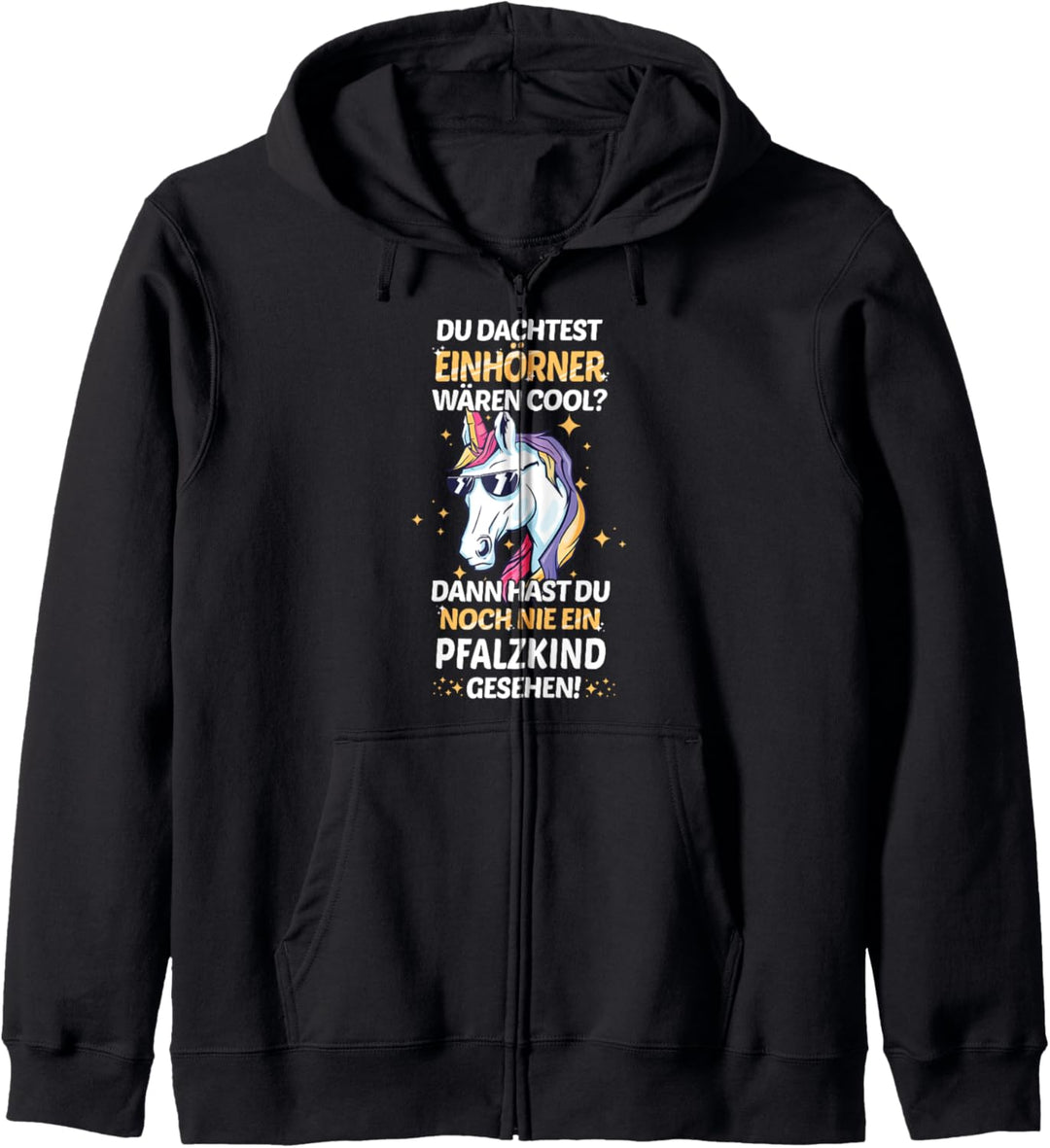 Pfalzkind Pfalz Pfälzer Einhorn Kapuzenjacke