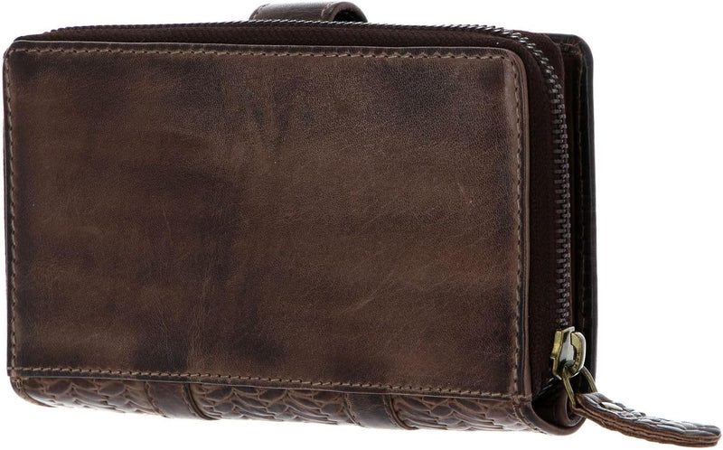 Chiemsee Geldbörse Echt Leder braun Damen - 020647 Brown, Brown
