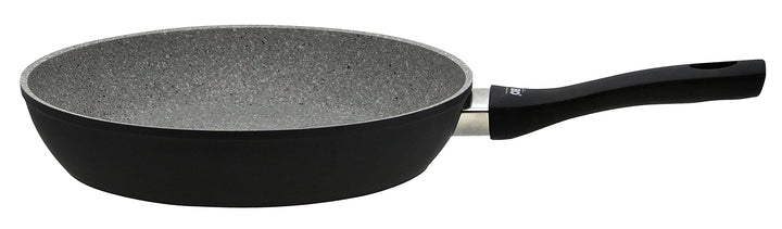 ELO Pfanne Basalt plus Ø 24 cm Bratpfanne incl. Pfannenschoner, Aluminium, schwarz, geeignet für all