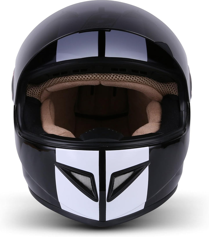 Soxon® ST-666 „Deluxe Titan“ · Integral-Helm · Full-Face Motorrad-Helm Roller-Helm Scooter-Helm Crui