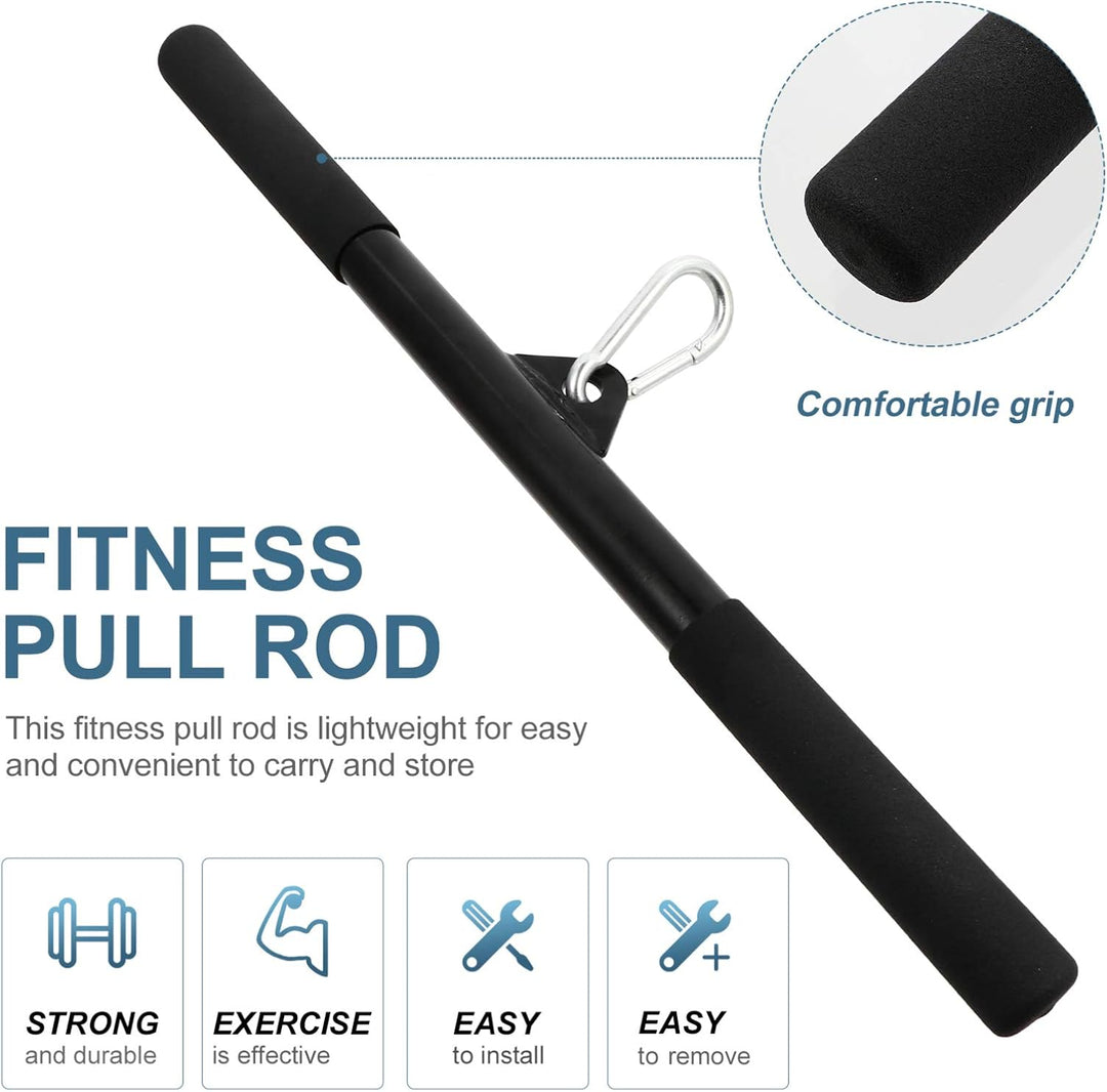 1 Satz Spurstange gerade Gym Cable Bar LAT bar kabel maschine befestigung fitness-zubehã¶r fitness z