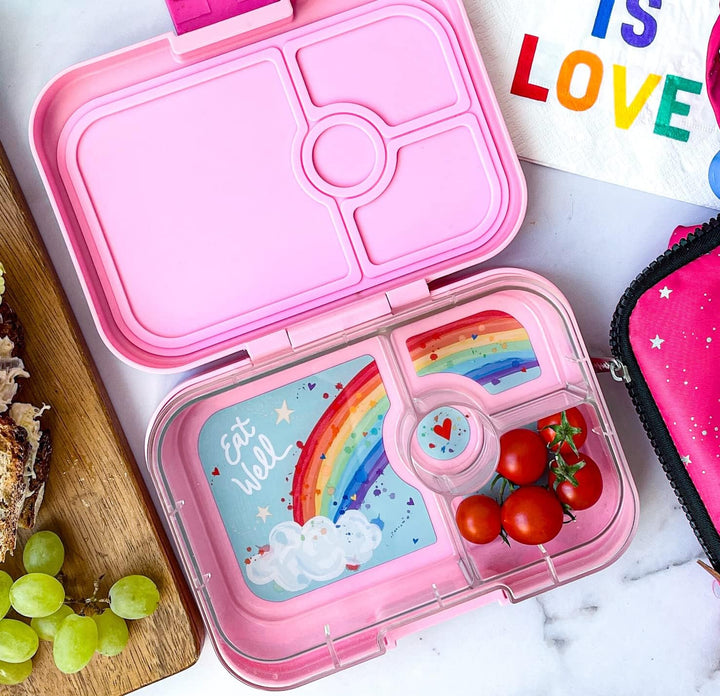 yumbox Panino M Lunchbox - mittelgrosse Brotdose mit 4 Fächern | Kinder Bento Box für Kindergarten,