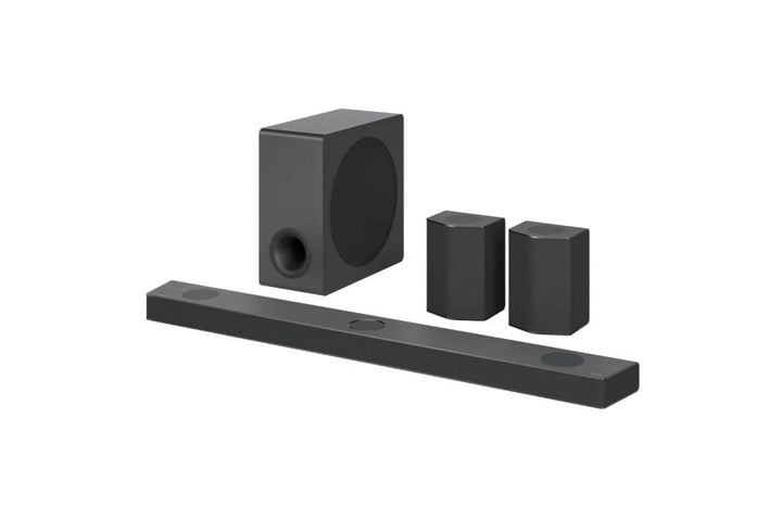 LG DS95QR Soundbar (810 Watt) mit kabellosem Subwoofer & MERIDIAN-Technologie (Dolby Atmos, HDMI, Bl