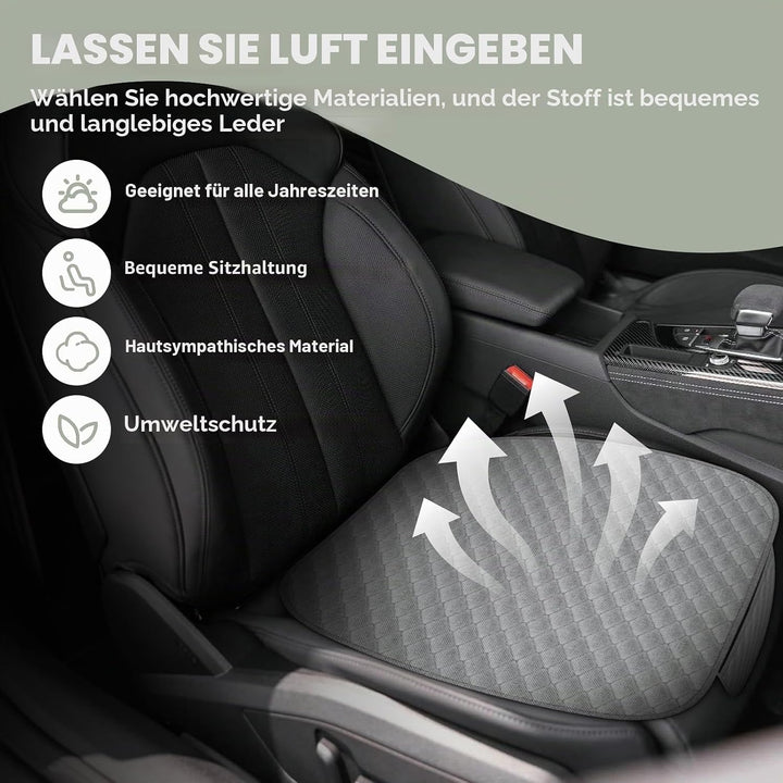 2 Stück Auto Sitzkissen Vordersitze,Sitzauflagen Vordersitze 60×49 cm,rutschfest Atmungsaktiv Autosi