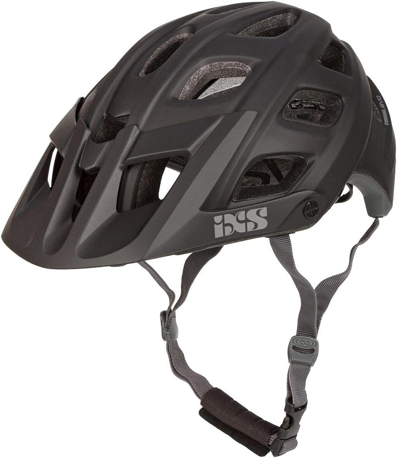 IXS Enduro MTB-Helm Trail EVO Grape Schwarz SM (54-58cm), Schwarz SM (54-58cm)