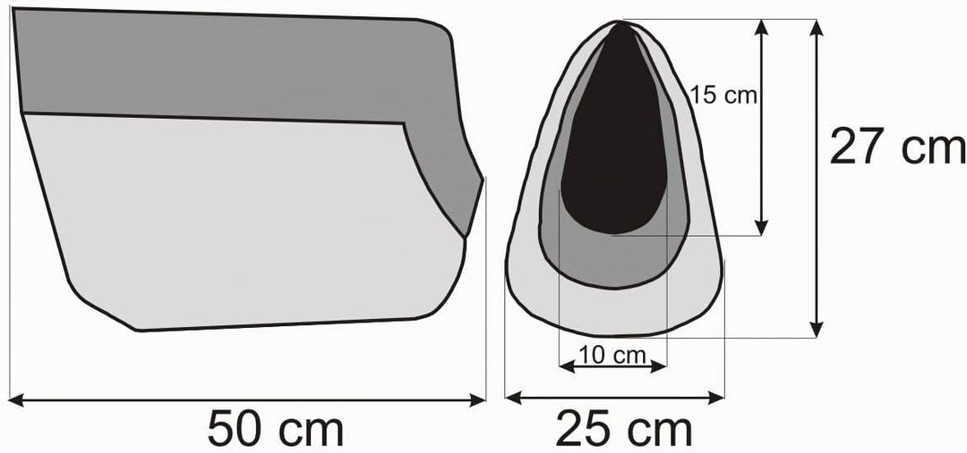 PillowPrim Hundetasche Tragetasche für kleinen und mittleren Hund Welpen Katze, Rucksack Braun - von