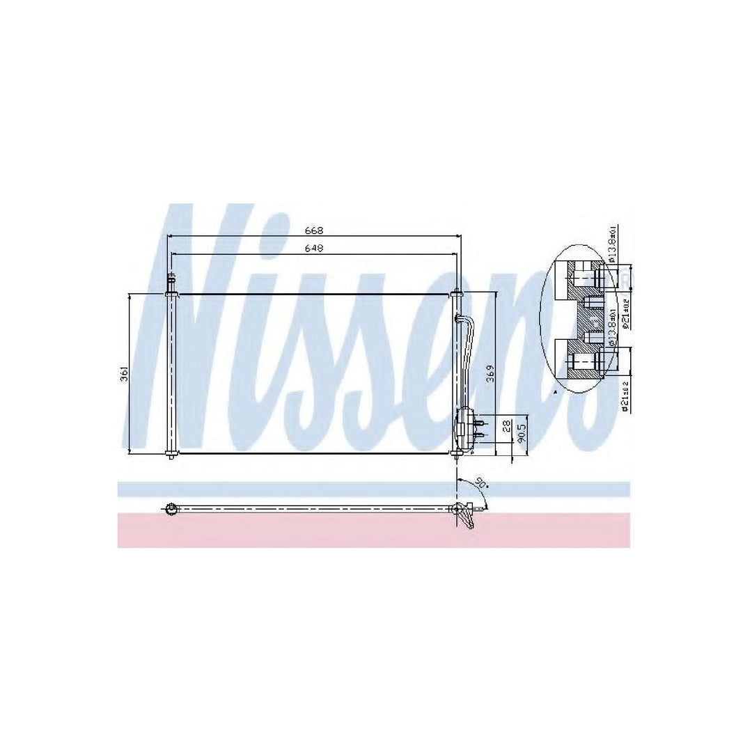 Nissens 94432 Kondensator, Klimaanlage