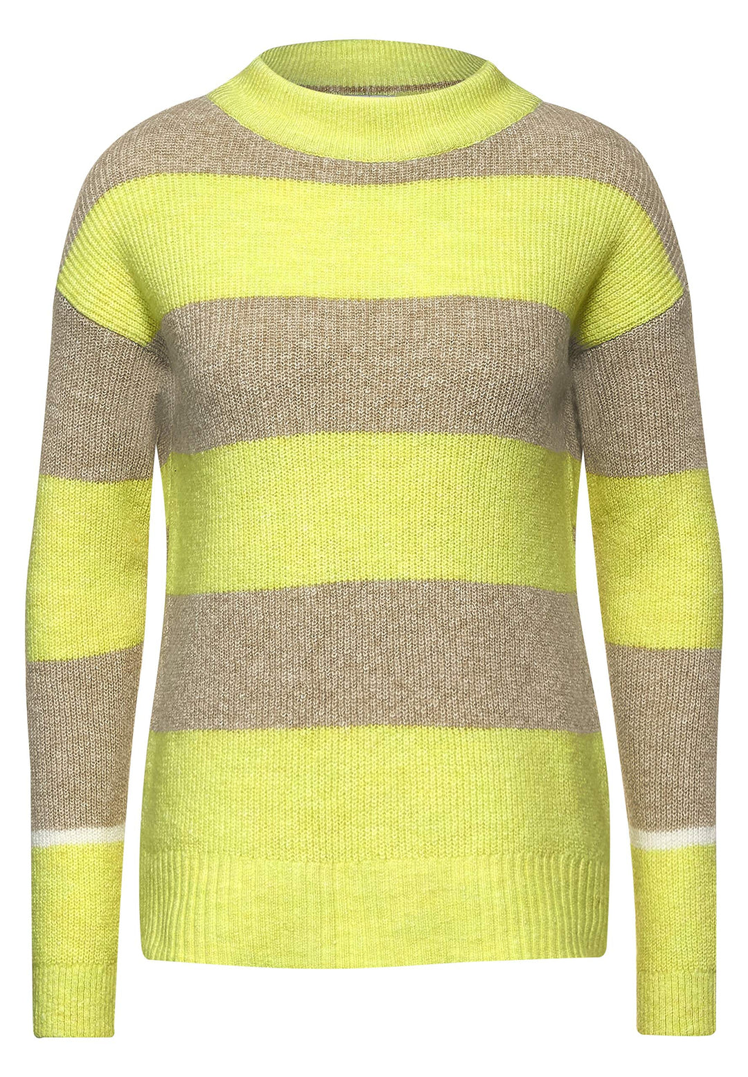 CECIL Damen 301384 Pullover, Nordic Yellow Melange, XL