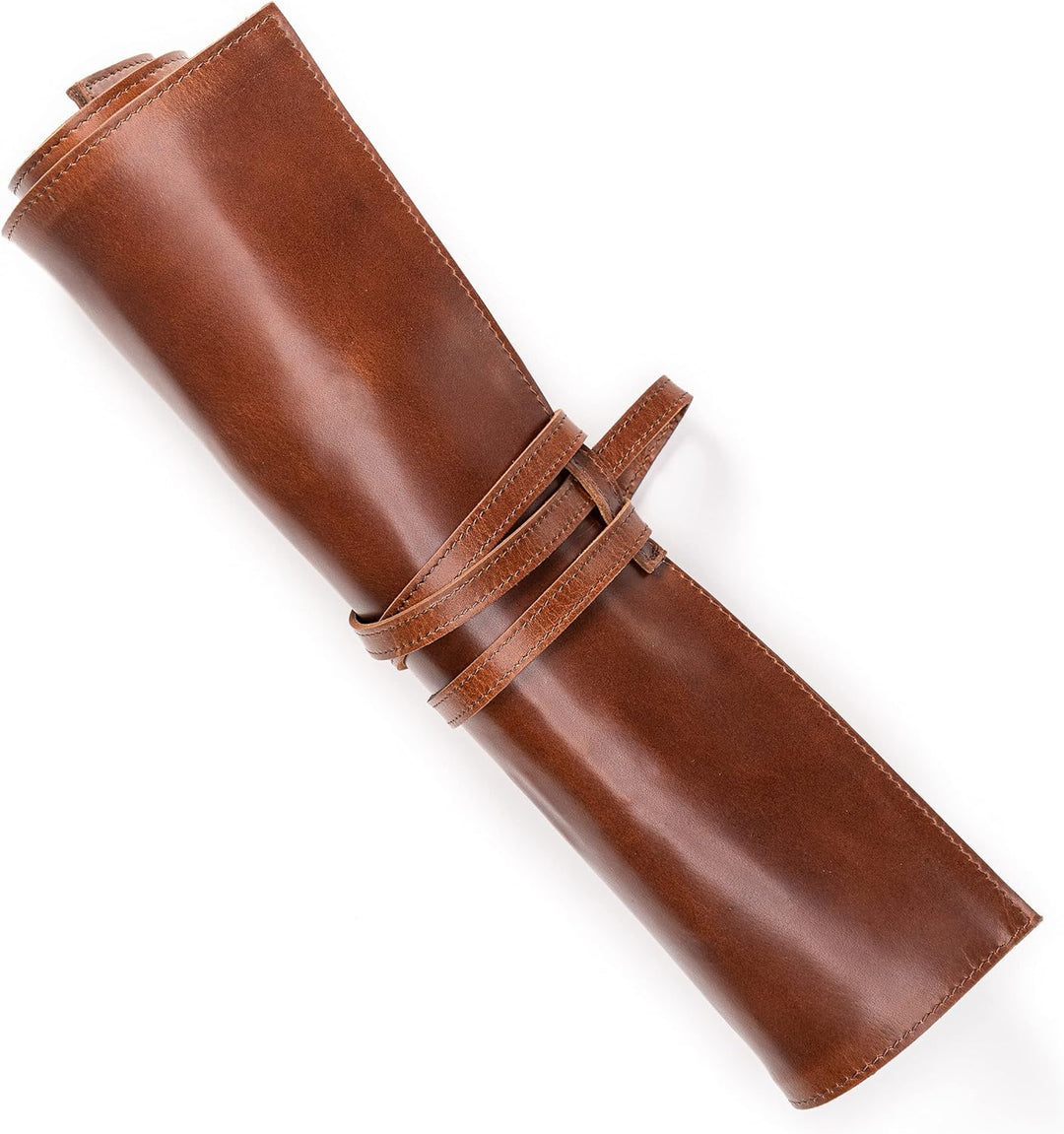Angus Stoke Premium Messertasche für Kochmesser - Leder Kochmesserrolle gross – Messer Tasche Köche