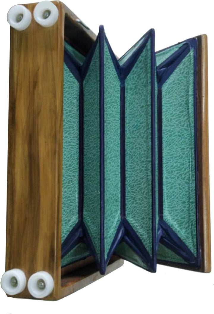 Shrutibox „Calcutta“ - PREMIUM - SMALL Size, langer Klang-Atem, C-C 13 Stops, 440Hz, Teak Holz, Yoga