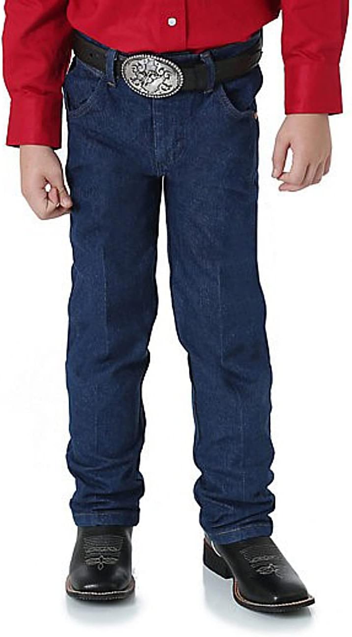 Wrangler Boys' Big 13mwz Cowboy Cut Original Fit Jean 2 Jahre Prewashed Indigo, 2 Jahre Prewashed In