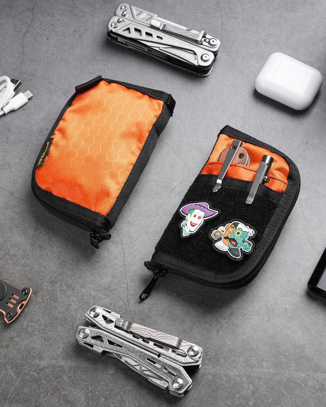 VIPERADE VE10 EDC Multitool Pouch Organizer Multifonction Durable Nylon Tool Pocket Pouch Tools Sche